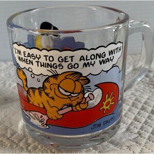 McDonald Garfield Otto United Feature Syndicate Coffee Mug 1978 I'm Easy to Get